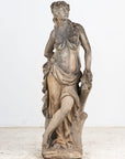 Large Winter Goddess of the Four Seasons Garden Figure, Italy, Late 20th C.