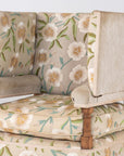 Upholstered Knowle Style Armchair, England Early 20th C.