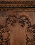 Monumental 18th Century Baroque Italian Walnut Armoire