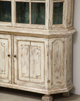 Early 19th century Swedish Vitrine White Painted Pine
