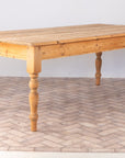 Vintage Pine Farmhouse Table, USA 1960s