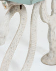 Iron Serpent and Twig Garden Bench, English Mid 20th C.