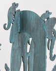 Noah's Ark with Animals Steel Sculpture, USA, Early 21st C.