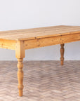 Vintage Pine Farmhouse Table, USA 1960s