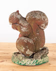 Reconstituted Stone Squirrel Garden Ornament, England 20th Century