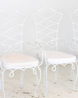 Rene Drouet French Bistro Chairs, Mid 20th Century, Pair