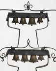 Wrought Iron Latten Bell Stand, Three Tier, English Late 19th C.