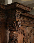 Monumental 18th Century Baroque Italian Walnut Armoire