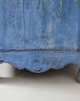 Blue Painted French Buffet, Mid 19th C.
