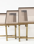 Maison Bagues Trio of Nesting Tables, France Mid 20th Century