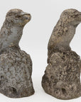 Reconstituted Stone Raven, English Mid 20th C.