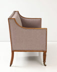 English Regency Tightback Loveseat or Settee, 1820s