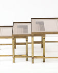Maison Bagues Trio of Nesting Tables, France Mid 20th Century