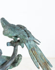 Bronze Sculpture of Three Parrots, Italy Mid 20th C.