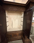 Monumental 18th Century Baroque Italian Walnut Armoire