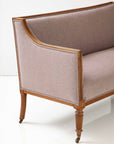 English Regency Tightback Loveseat or Settee, 1820s
