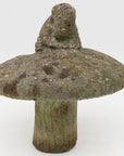 Composite Stone Toadstool Garden Ornament, English Mid 20th C.