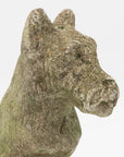 Composite Stone Scottie or Westie Dog, English Mid 20th C.