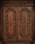 Monumental 18th Century Baroque Italian Walnut Armoire