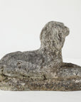 Reconstituted Stone Dog Spaniel Garden Ornament, England 20th Century