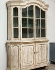 Early 19th century Swedish Vitrine White Painted Pine