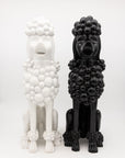 Pair Composite Poodles, Late 20th Century