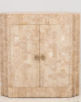 Tessalated Travertine Cabinet, Late 20th C