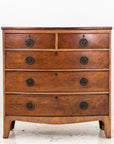 English Bowfront Chest of Drawers, Late 19th Century