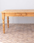 Vintage Pine Farmhouse Table, USA 1960s