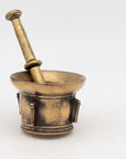 Antique Vintage Brass Mortar and Pestle