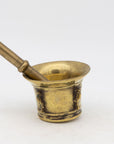 Antique Vintage Brass Mortar and Pestle