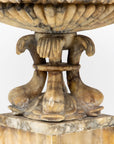 Carved Marble Shaped Neoclassical Urn, Italy 19th Century