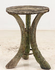 Faux Bois Reconstituted Stone Table, Scotland Early 20th C.