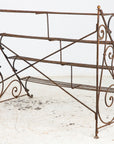 Scrollwork Four Tier Iron Plant Stand or Etagere, England Mid 20th Century