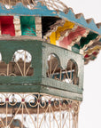 Polychrome Wire Birdcage, French 20th-Century