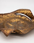 Burnished Metal Brutalist Inspired Tray, Late 20th Century