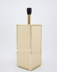 Ivory Colored Glass Table Lamp, 20th century