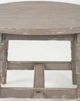 Early 20th Century Painted Gray Low Table