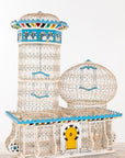 Polychrome Wire Birdcage, French 20th-Century