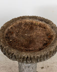 Faux Bois Bird Bath