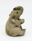 Composite Stone Elephant Garden Statue, England Late 20th C.