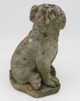 Composite Stone Bull Dog Garden Ornaments, England 1970s