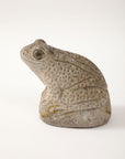 Reconstituted Stone Frog Garden Ornament, England 1960s