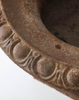 Pair Cast Iron Pie Crust Urns