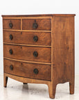 English Bowfront Chest of Drawers, Late 19th Century