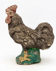 Polychrome Stone French Country Rooster, Mid 20th Century
