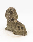 Vintage Reconstituted Stone Dog, English Mid 20th C.