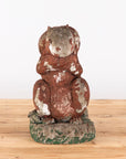Reconstituted Stone Squirrel Garden Ornament, England 20th Century