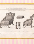 Turkish Style Bergere Armchair, 1780-96, Reproduction Print C. 2005