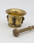 Antique Vintage Brass Mortar and Pestle